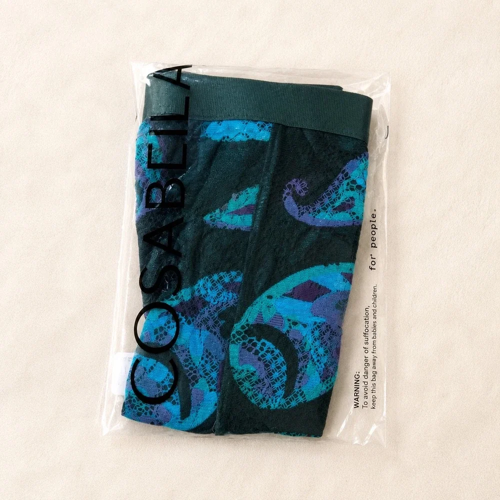 COSABELLA Never Say Never Congo Paisley Italian‎ Thong Men's - Size L / NWT